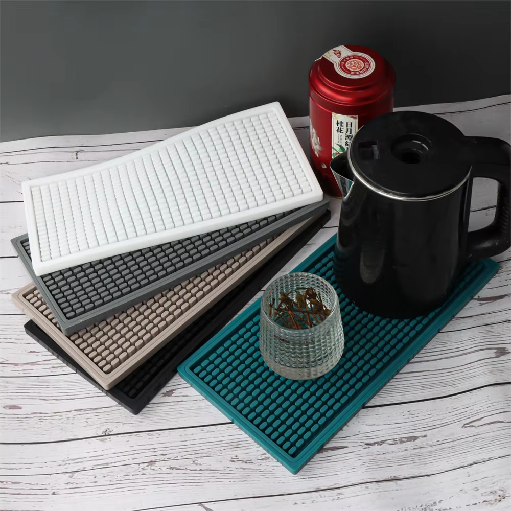 Coffee Equipment Tray - Silikon Kahve Barı Matı, Kaymaz Kauçuk