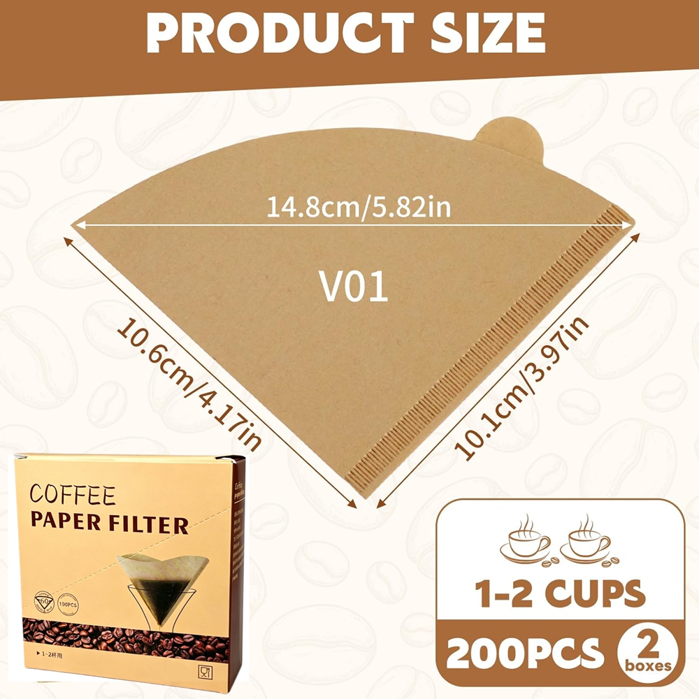 Kahve Filtreleri 200 Adet Koni - Coffee Equipment Filter incelemesi ve fiyatı